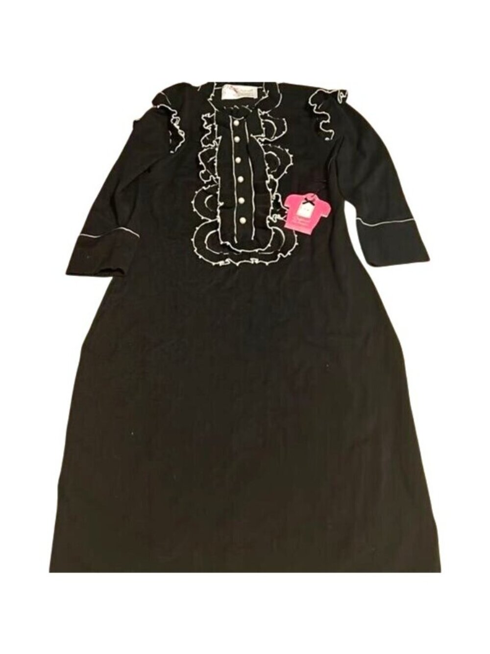 Joana Barasch Original Knitwear Dress Pearl Button Details Whimsgothic